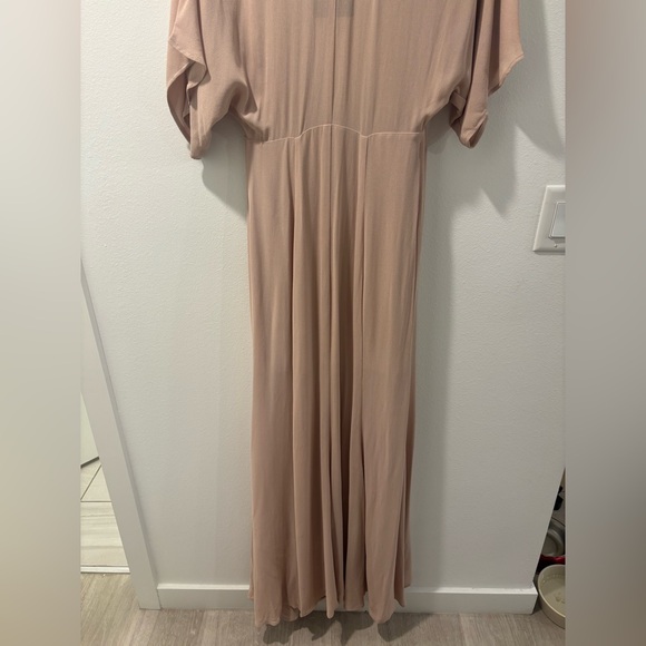 Reformation Winslow Wrap Maxi Dress in Blush Pink US XS NWT - Picture 9 of 9